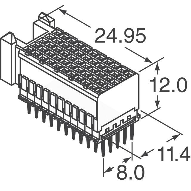 5106775-1 TE Connectivity AMP Connectors  Hard Metric Standard